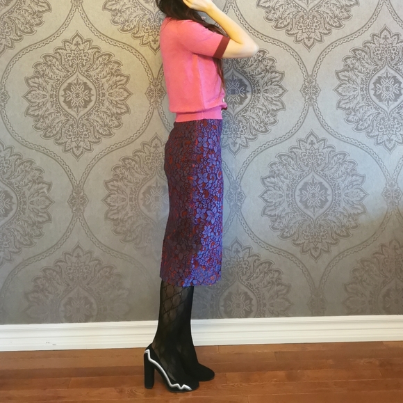 New Zara lace long pencil skirt - Picture 4 of 8